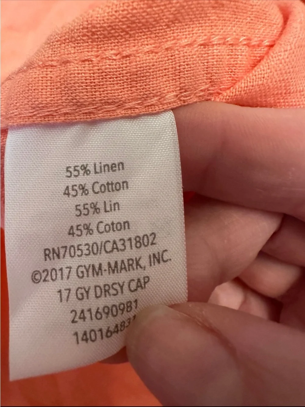 Gymboree Boys Linen Blend Vibrant Coral Pink Button Down Dress Shirt